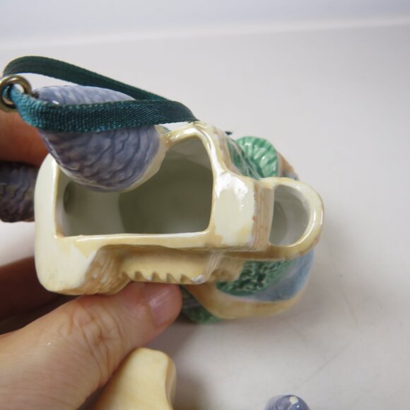 European Castle Mini Tea Pot Hallmark has tiny chips Not structural or defacing - Picture 5 of 16